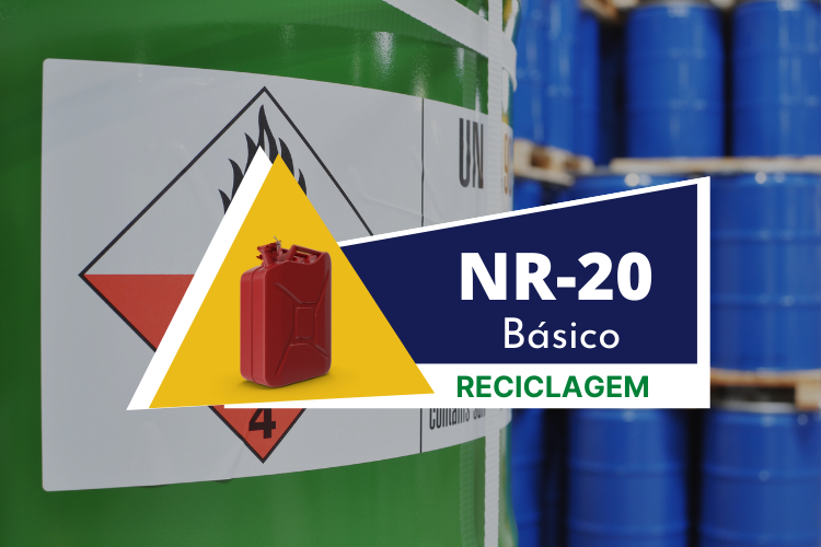 NR 20 - Segurança com líquidos e inflamáveis - Básico - Classe III - Reciclagem